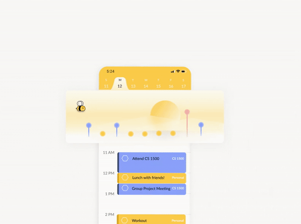 Buzy motion graphic