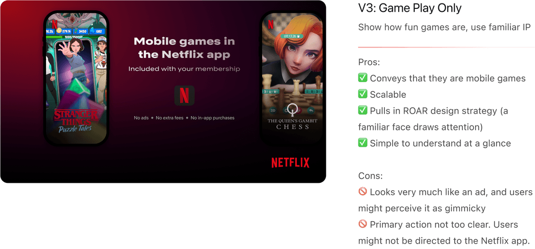 Variant 3 — Game Play Only